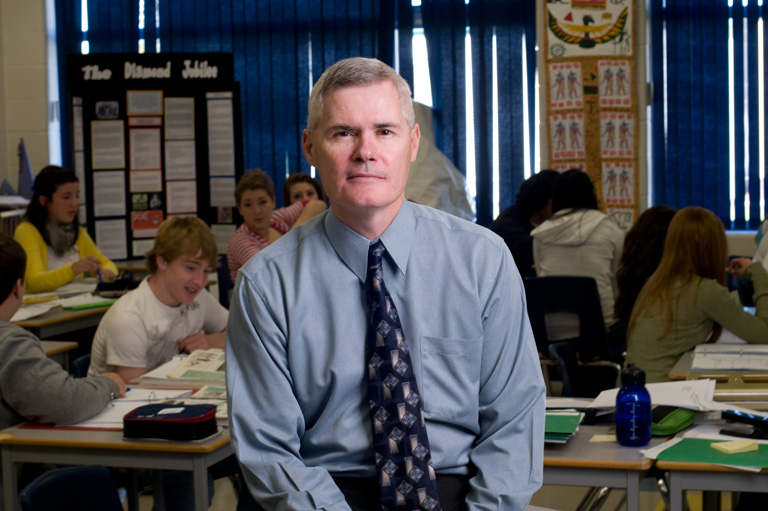 Joe Stafford, recipient of the 2008 Governor General’s Award for Excellence in Teaching Canadian History